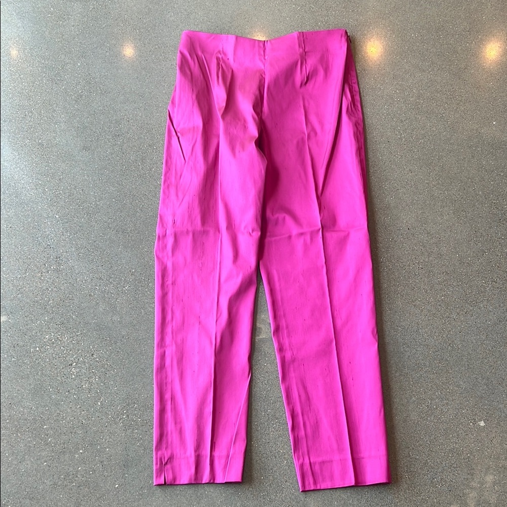 Leggiadro Duponi Shantung Side Zip Pants- NWT